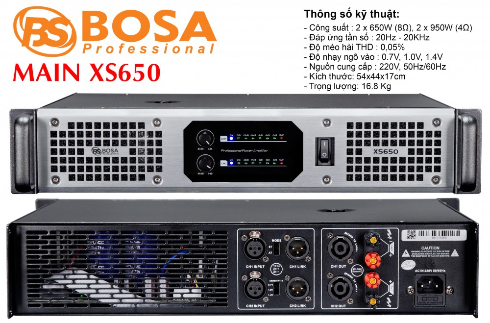 Main Bosa XS650