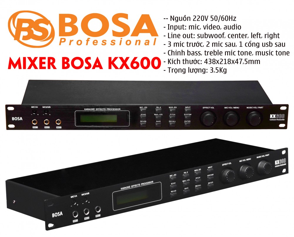 Vang Số BoSa KX600