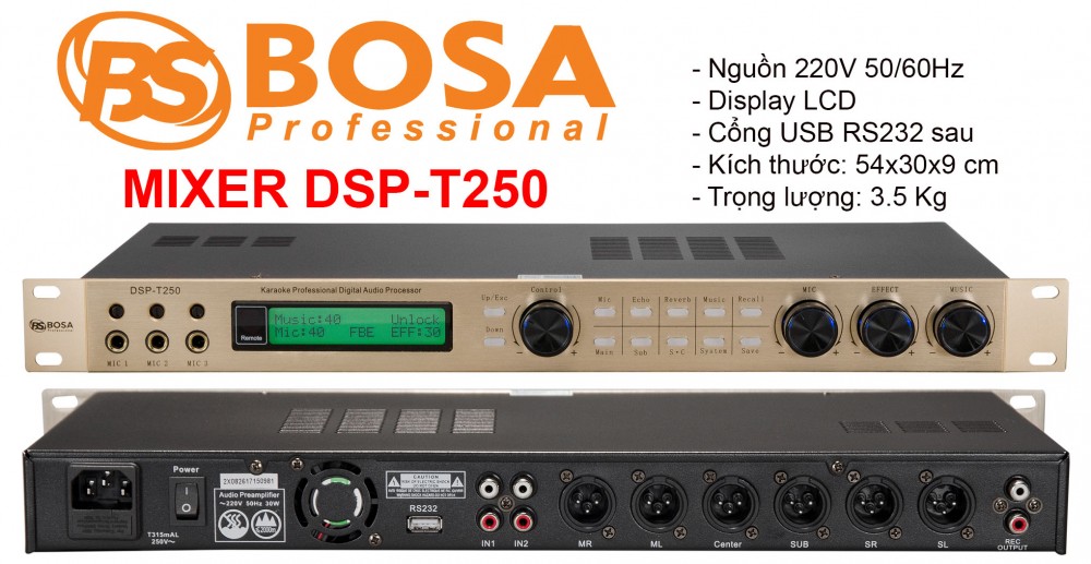 Vang Số BoSa DSP-T250