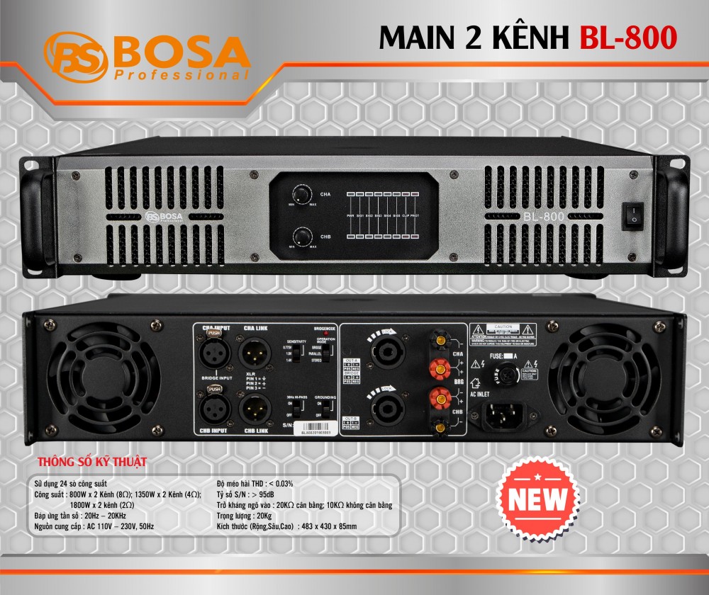 Main BOSA BL800