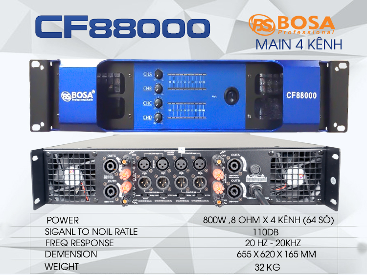 Main Bosa CF88000 4 Kênh