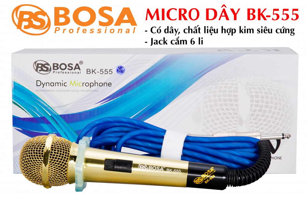 Micro Có dây Bosa BK555