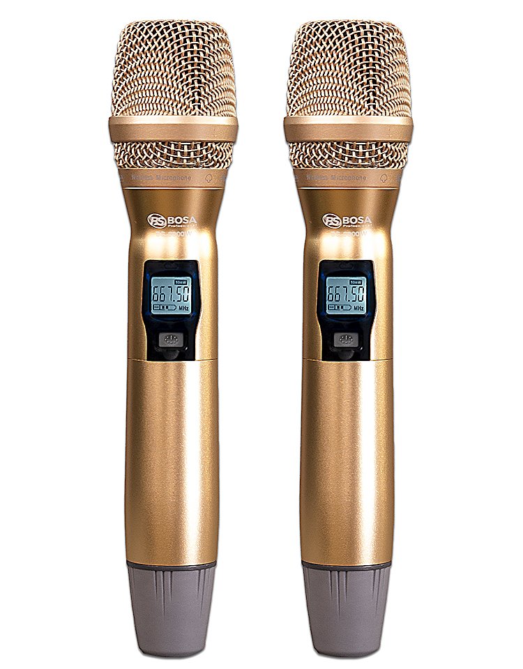 Micro Karaoke Không Dây Bosa BS9900W Vàng