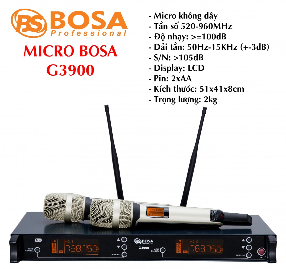 Micro Bosa G3900