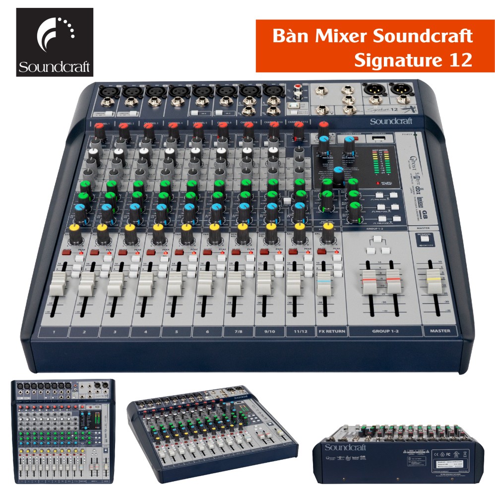 Mixer soundcraft signature 12
