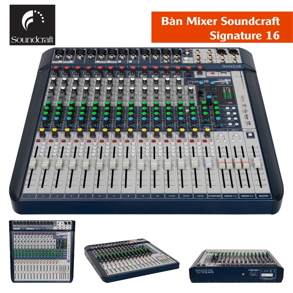Mixer soundcraft signature 16
