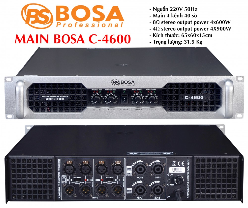 Main 4 Kênh Bosa C-4600
