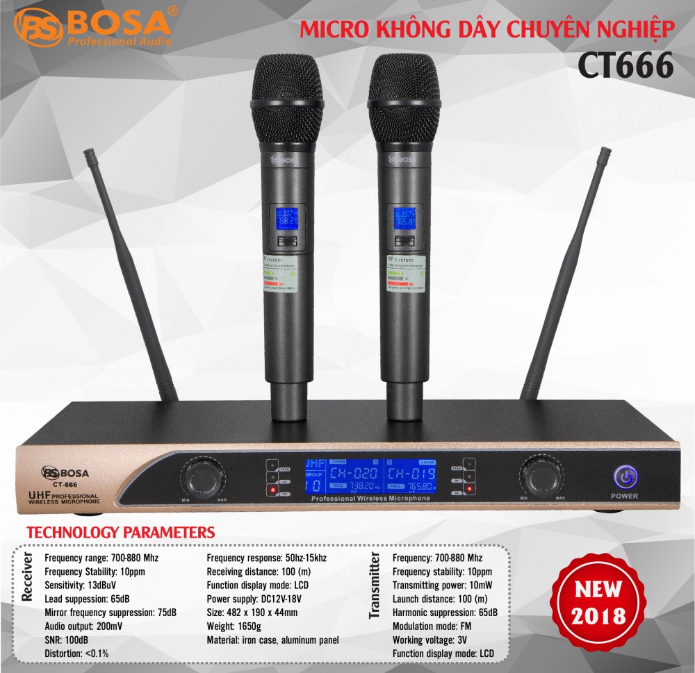 Micro Karaoke BOSA CT666