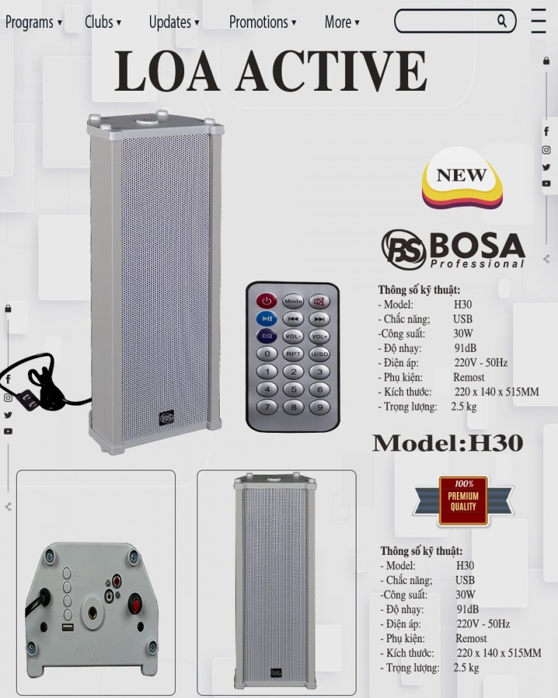 Loa Hội nghị Bosa H30